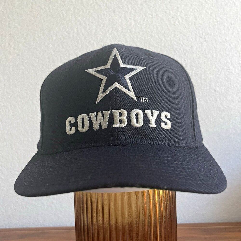 Vintage New Era Dallas Cowboys Fitted Cap Hat 7 1/8 Navy White NFL